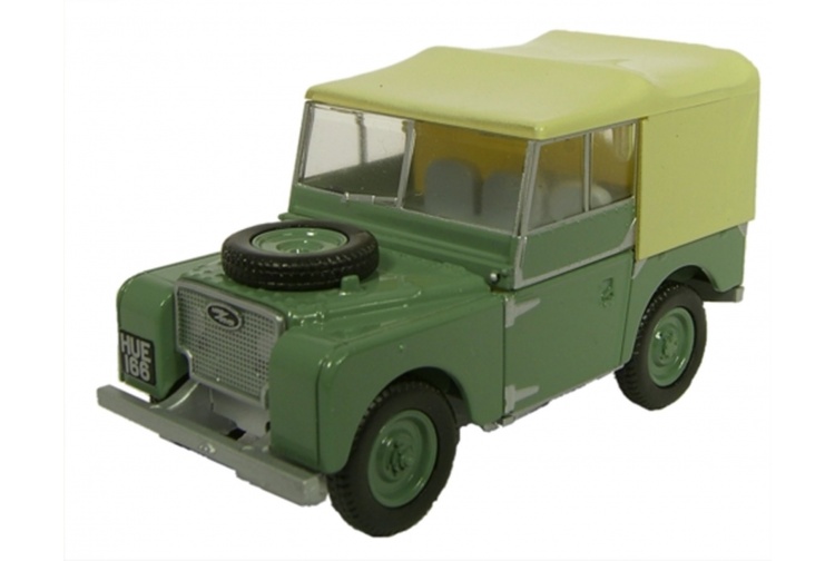 Oxford Diecast 76LAN180001 Sage Green (HUE) Land Rover Series I 80