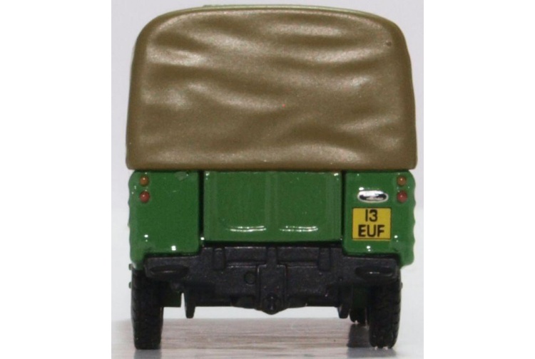 Oxford Diecast 76LAN2018 Land Rover Series II LWB Canvas Southdown Rear