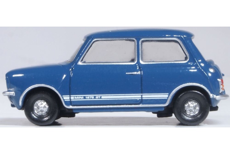Oxford Diecast 76MINGT006 Mini 1275GT Teal Blue Left Side