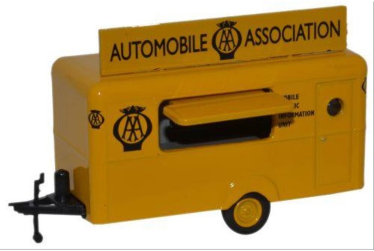 Oxford Diecast 76TR010 Mobile Trailer AA