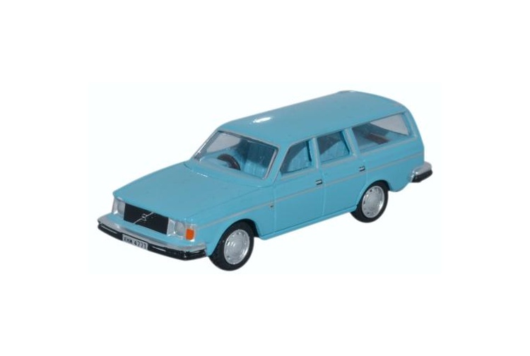 Oxford Diecast 76VE003 Volvo 245 Estate Light Blue