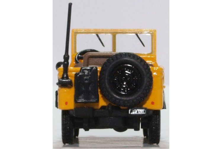 Oxford Diecast 76WMB005 Willys Jeep MB AA Rear