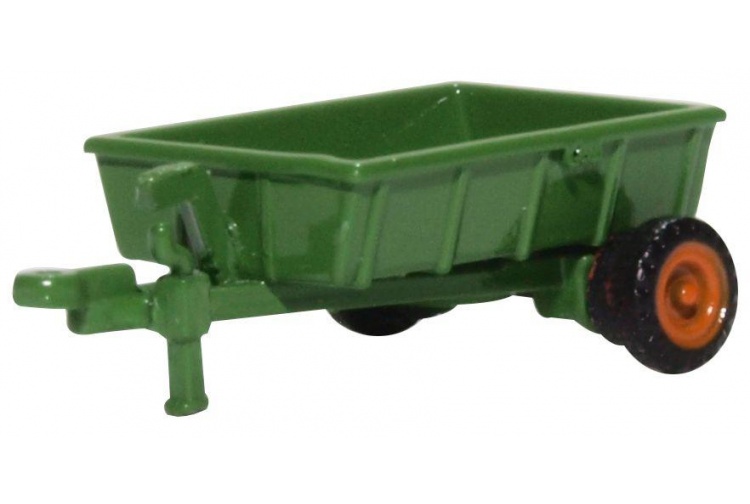 Oxford Diecast NFARM005 Farm Trailer Green