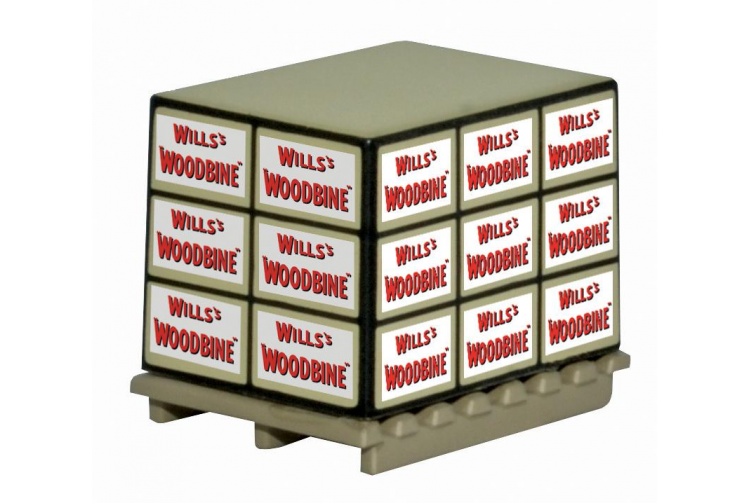 Oxford Diecast OD76ACC005 Pallet Loads Wills Woodbine (4)