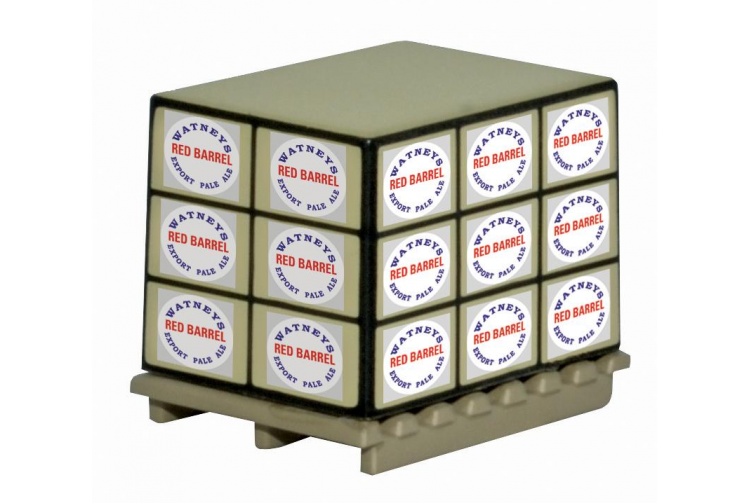 Oxford Diecast OD76ACC006 #D# Pallet/Loads Watneys Red Barrel (4)