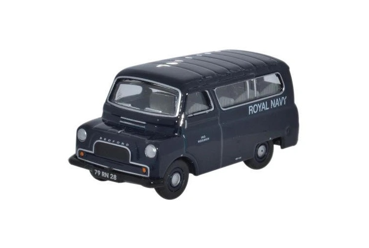 Oxford Diecast 76CA025 1:76 scale diecast model Bedford CA Minibus Royal Navy Livery