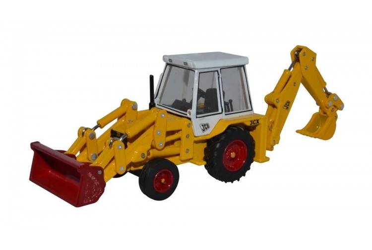 Oxford Diecast 76JCX003 JCB Backhoe Loader