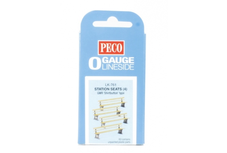 Peco LK-761 Station Seats GWR 4 Package