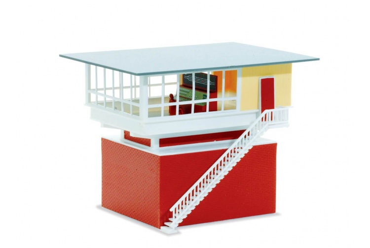 Peco LK-83 Signal Box pre coloured plastic kit