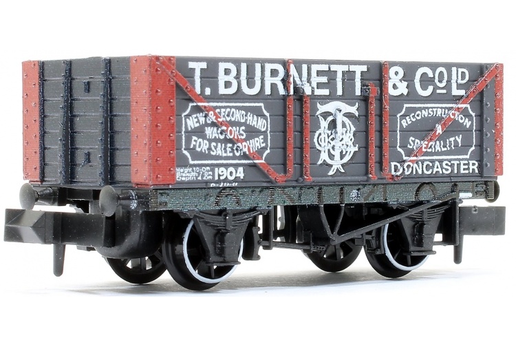 Peco NR-P432 7 Plank Wagon T. Burnett & Co Ltd