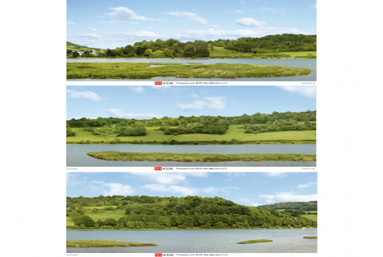 peco sk-p01 model railway backscene