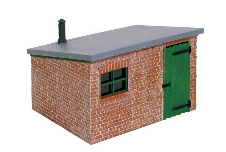 Peco LK-705 Brick Built Lineside Hut O Gauge Plastic Kit