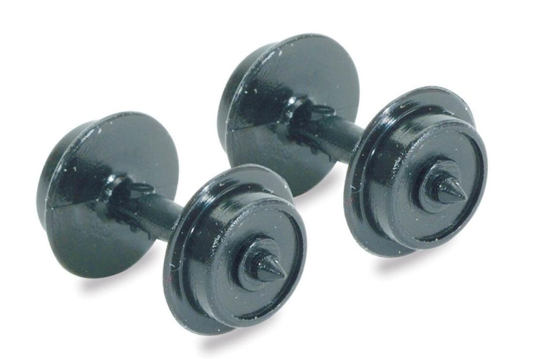 Peco NR-100 N Gauge Disc Wheels (Pack of 4 Axles)