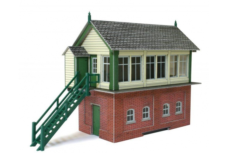 Metcalfe PO233 LNWR Signal Box OO Gauge Card Kit