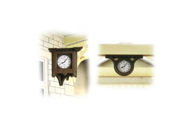 Metcalfe PO515 Station Clocks OO Gauge Card Kit 2