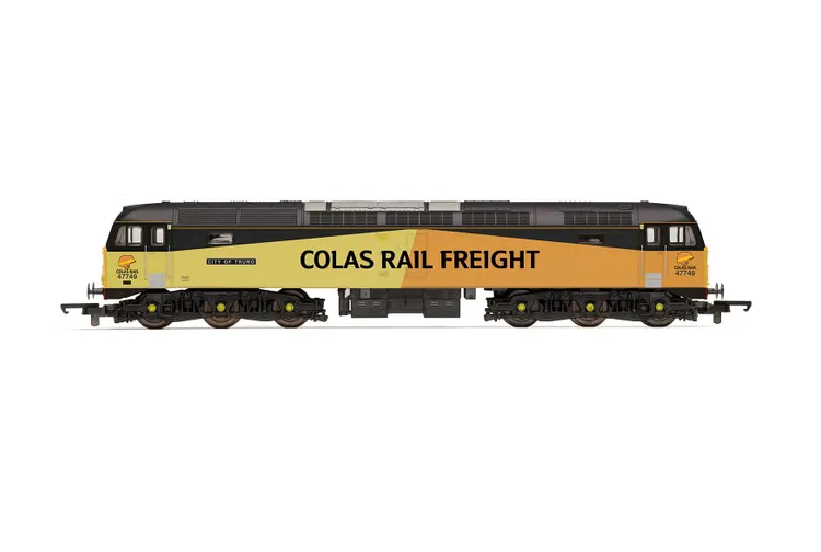 Hornby R30045 RailRoad Plus Colas Rail, Class 47, 'City of Truro - Era 11'