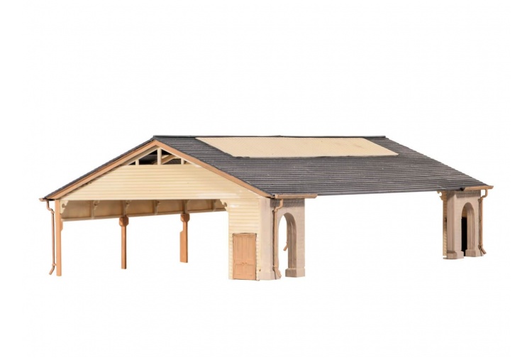 Ratio 207 GWR Station Train Shed N Gauge Plastic Kit