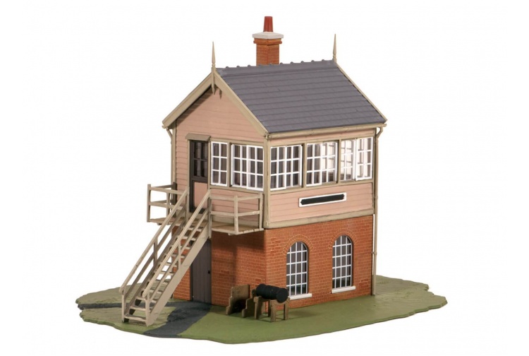 Ratio 500 GWR Half Brick Signal Box OO Gauge