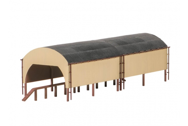 Ratio 231 Carriage Shed N Gauge Kit