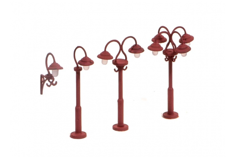 Ratio 453 Swan Necked Lamps OO Gauge Plastic Kit