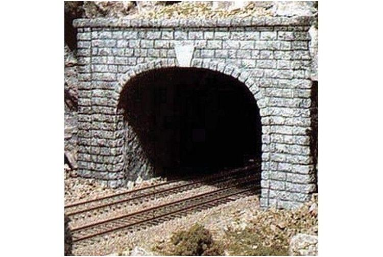 Woodland Scenics C1257 Double Track Tunnel Portals Cut Stone