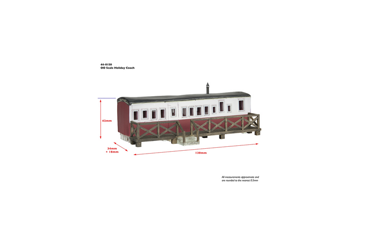 Bachmann Scenecraft 44-0150R Holiday Coach