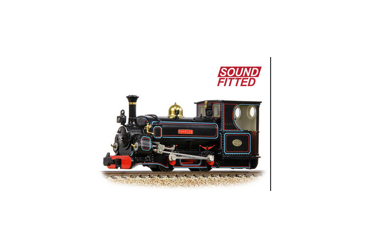 Bachmann 391-126SF Mainline Hunslet 0-4-0ST 'Charles' Penrhyn Quarry Lined Black (Late)