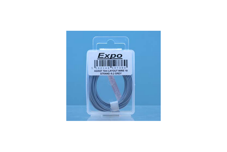 A22027 10 METRE ROLL OF Grey 18/0.1mm CABLE