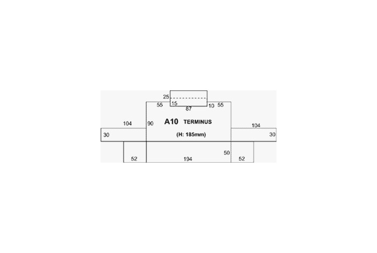 SuperQuick SQA10 Railway Station Terminus Through Station Plan