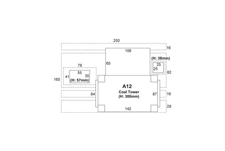 SuperQuick SQA12 Coaling Tower Plan