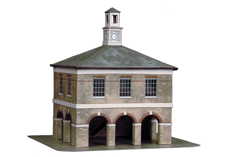SuperQuick SQB35 Market Square House OO Scale Card Kit