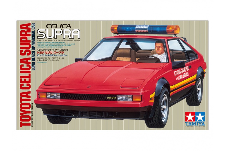 Tamiya 24033 Toyota Celica Supra Long Beach GP Marshal Car Package