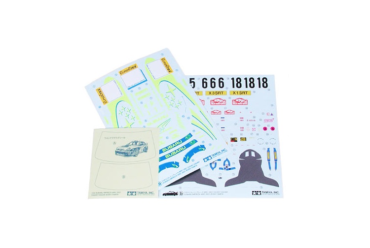 Tamiya 24240 Subaru Impreza WRC 2001 Decals