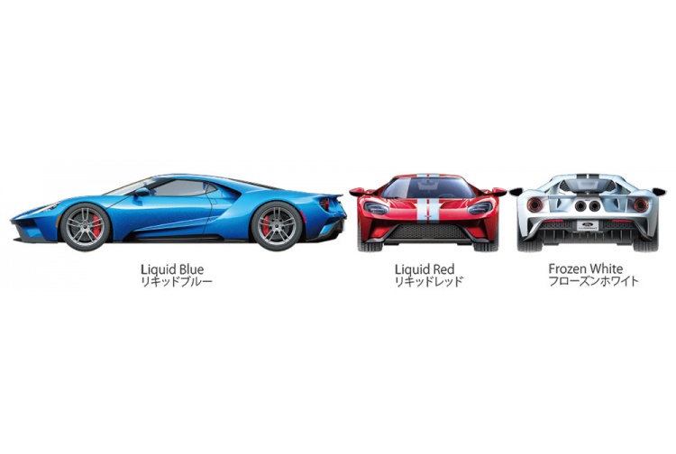 Tamiya 24346 Ford GT Decal Layout And Paint Guide