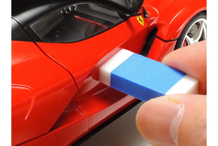 Tamiya 87192 Polishing Compound Sponges Example Use