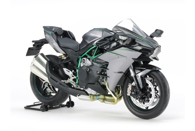 Tamiya 14136 Kawasaki Ninja H2 Carbon 1:12 Scale Plastic Model Bike Kit