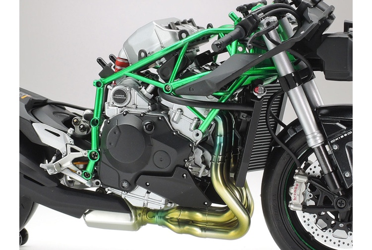 Tamiya 14136 Kawasaki Ninja H2 Carbon 1:12 Scale Plastic Model Bike Kit pic4