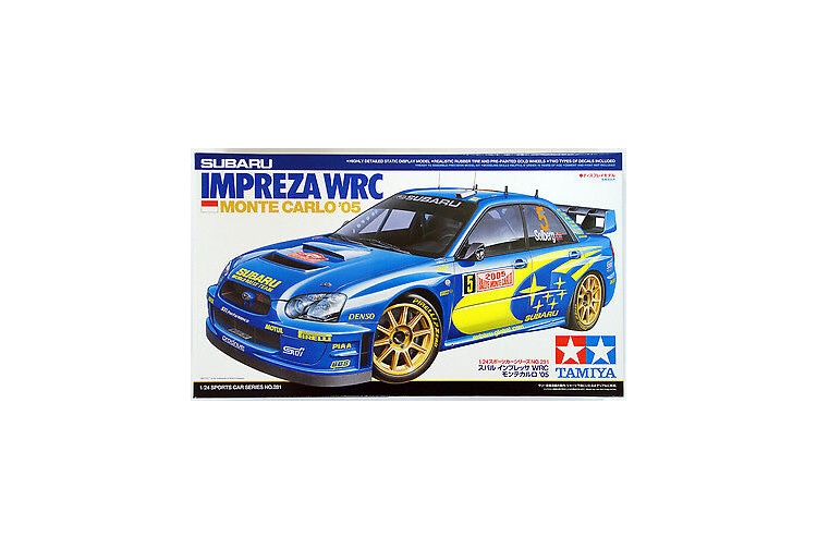 Tamiya 24281 Subaru Impreza WRC Monte Carlo '05 1/24 Scale Model Car Kit