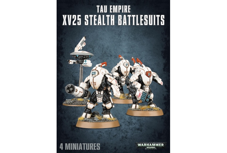 Warhammer 56-14 T'au Empire XV25 Stealth Battlesuits