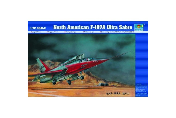 trumpeter-1605-north-american-f-107a-ultra-sabre-box