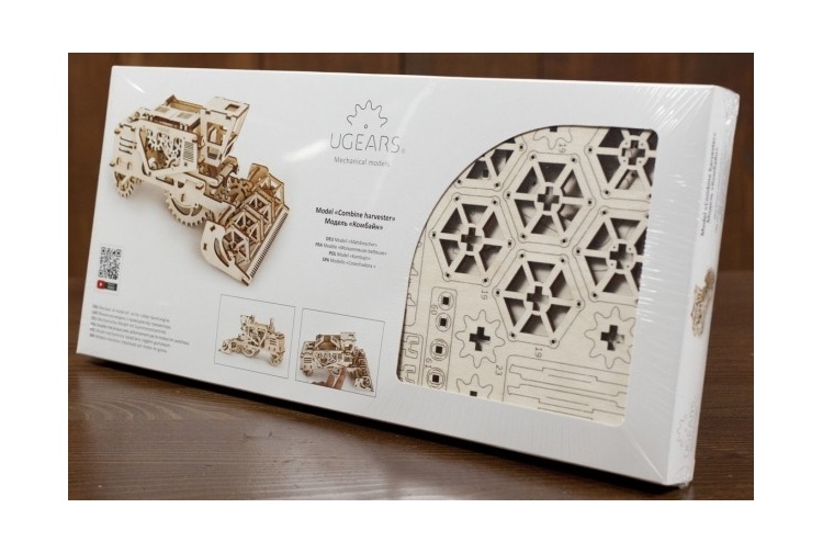 UGears Combine Harvester Package Front