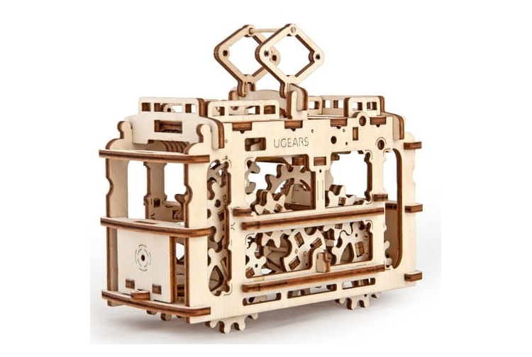 UGears Tram On Rails 11