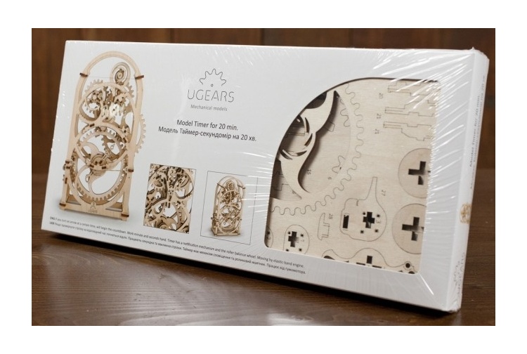 Ugears UG70004 Model 20 Minute Timer Package