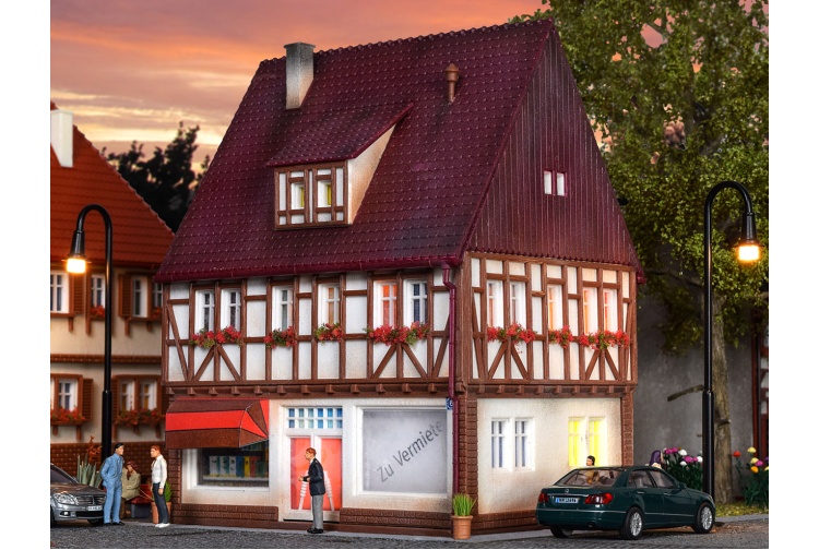 Vollmer 43669 Book Store Nighttime