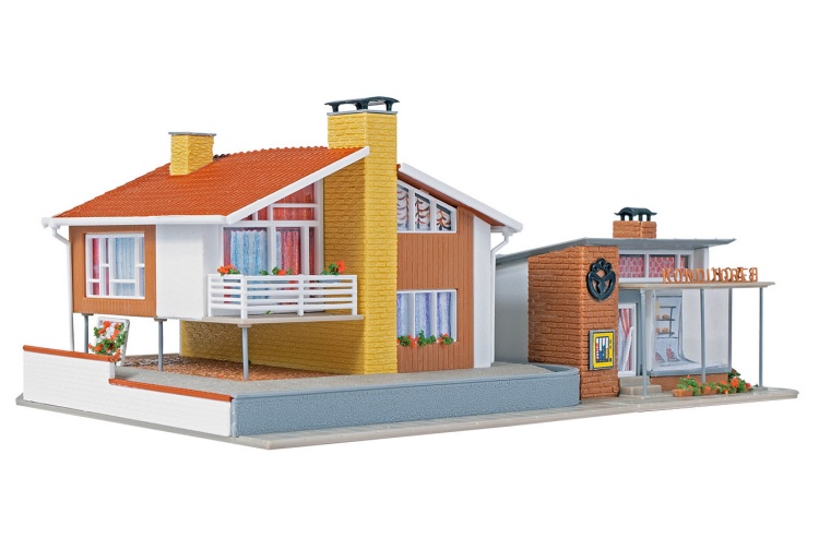 Vollmer 43724 House And Bakery Front