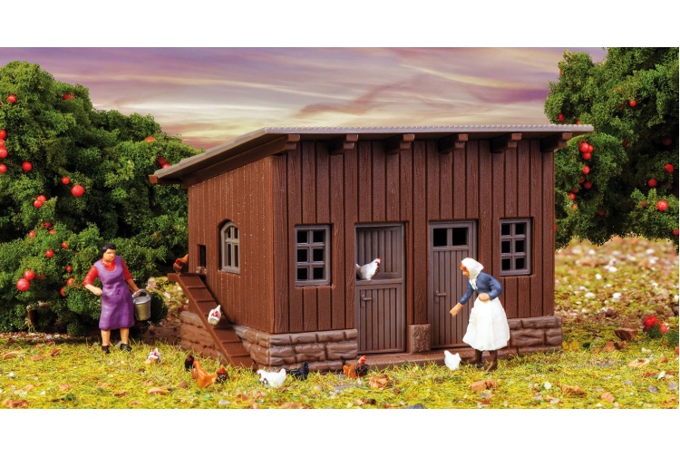 Vollmer 43864 Chicken House Nighttime