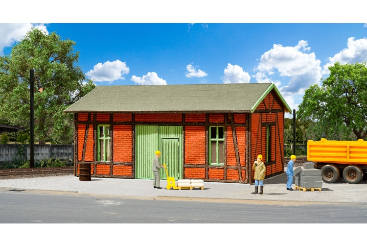 Vollmer 47556 Workshop With Plaster/Timber-Framed Facade Example Layout