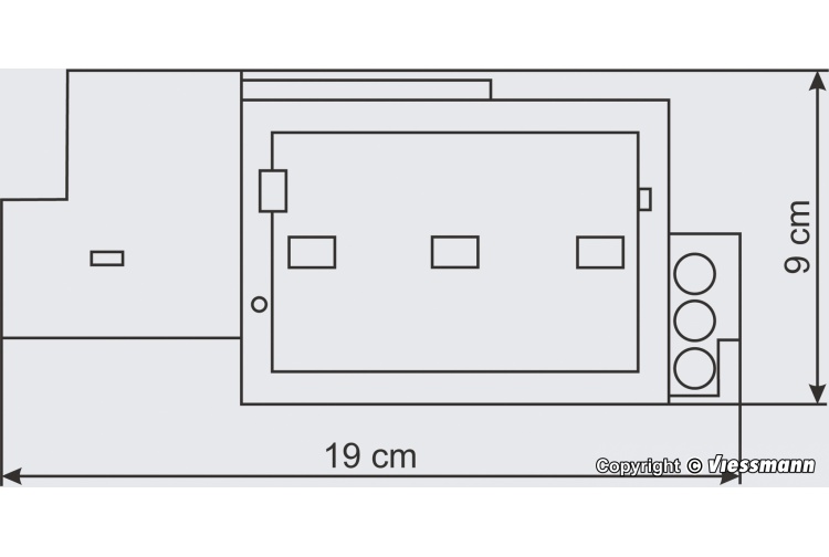 Vollmer 47900 Concrete Factory Floorplan
