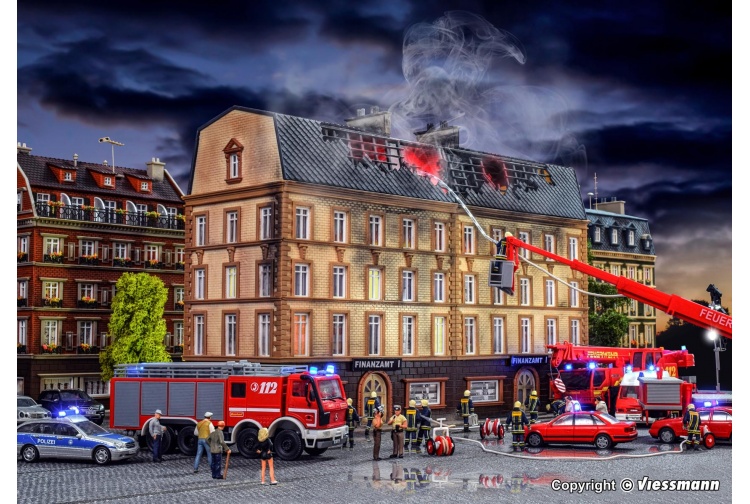 Vollmer 43785 Building On Fire Kit for model railways with flickering flame effect