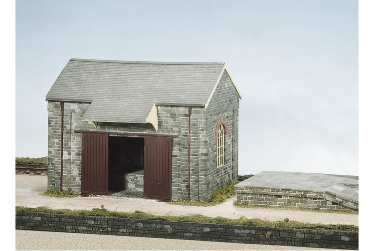 Wills Kits CK15 Goods Shed Loading Bank and Crane